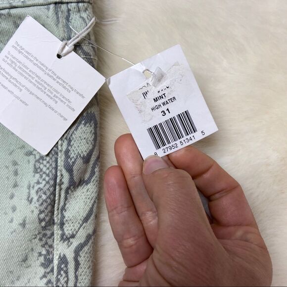 Joe's Jeans High Water Mint Snake 30 - Picture 4 of 7